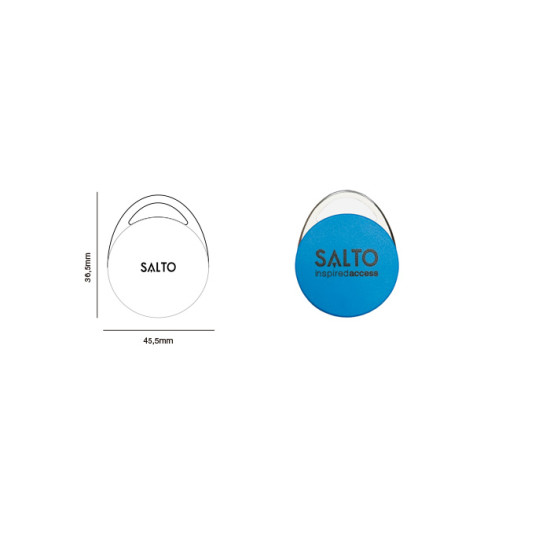 SALTO METALEN TAG TBV HOMELOK EN SPACE - BLAUW SALTO METALEN TAG TBV HOMELOK EN SPACE - BLAUW
