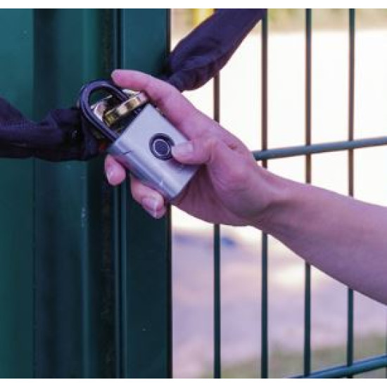 Abus hangslot touch 57/45 met vingerprint Abus hangslot touch 57/45 met vingerprint