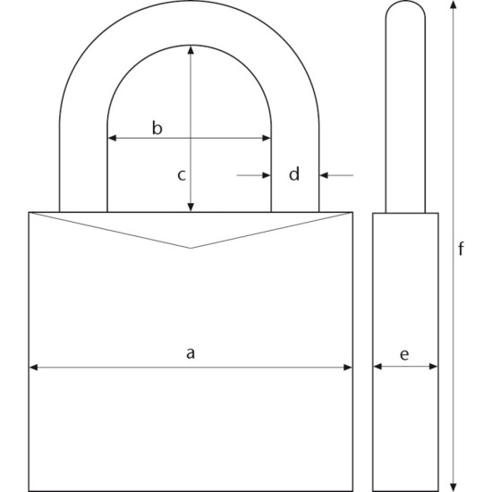 Abus hangslot touch 57/45 met vingerprint Abus hangslot touch 57/45 met vingerprint