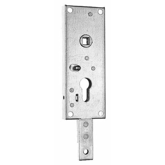 1802 B GARAGESLOT, PC60MM, KRUKGAT 9MM, SLOTKAST STAAL VERZINKT 59X159MM, STANG ONDER, VEREND, M8 AANSLUITING, NACHTFUNCTIE, DR 1+2+3+4.