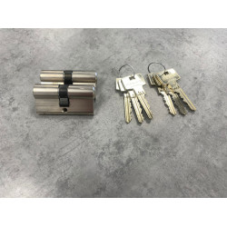 PFAFFENHAIN CILINDER EF 30/30 SKG2 SET VAN 2 GELIJKSL. INCL. SLEUTELS PFAFFENHAIN CILINDER EF 30/30 SKG2 SET VAN 2 GELIJKSL. INCL. SLEUTELS