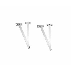 2110/12-180 BULK PER 10 RAAMSCHAREN, 180 MM, STAAL VERZINKT, SET VAN 2, BULKVERPAKKING, PER 10 SETS VERPAKT.