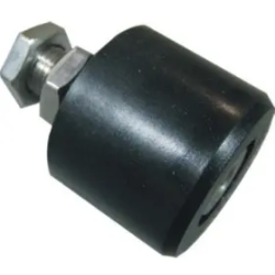 230-SPR - Zwarte rubber roller