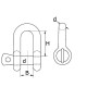 D-sluiting 06 mm verzinkt D-sluiting 06 mm verzinkt