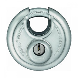 ABUS DISKUSSLOT RVS HUIS EN GEHARD STALEN BEUGEL - BOORBELEMMERING KARR00157