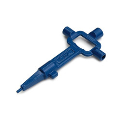 Bouwsleutel DX zamac blauw Bouwsleutel DX zamac blauw