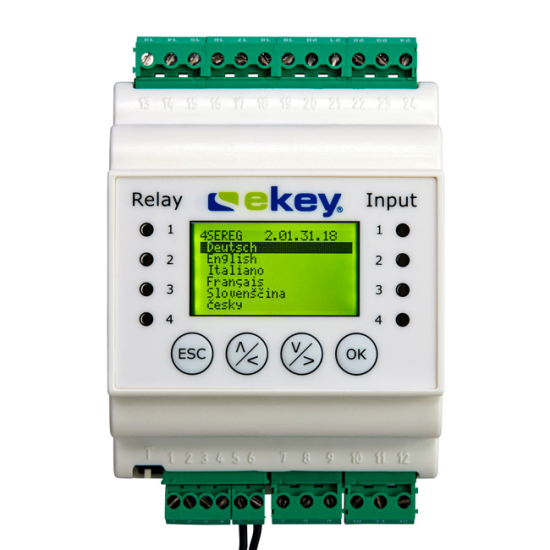 CONTROL PANEL MULTI 4 RELAIS OPBOUW/DIN RAIL MONTAGE CONTROL PANEL MULTI 4 RELAIS OPBOUW/DIN RAIL MONTAGE
