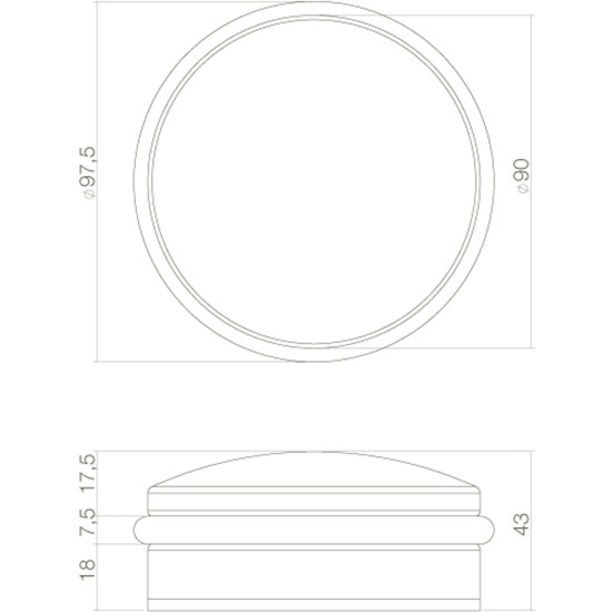 DEURSTOP PUCK 9043 RVS DEURSTOP PUCK 9043 RVS