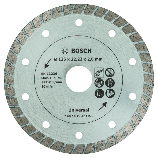 DIAMANTSCHIJF 125MM - TURBO DIAMANTSCHIJF 125MM - TURBO