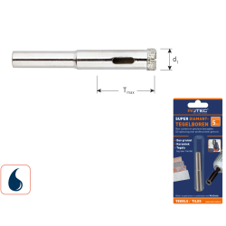 Rotec Diamant tegelboor 8,0 mm Rotec Diamant tegelboor 8,0 mm