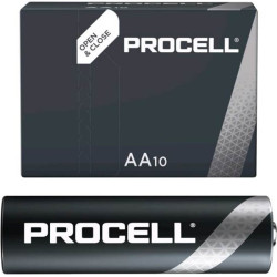 Duracell Procell batterijen (pak van 10 stuks) - penlite - LR6/AA Duracell Procell batterijen (pak van 10 stuks) - penlite - LR6/AA