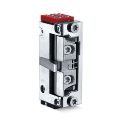 ELEKTRISCHE SLUITPLAAT MINI, SPANNINGSLOOS VERGRENDELD, 12-24V, MET SCHOOTGELEIDING EN DAGSCHOOTSIGNALERING ELEKTRISCHE SLUITPLAAT MINI, SPANNINGSLOOS VERGRENDELD, 12-24V, MET SCHOOTGELEIDING EN DAGSCHOOTSIGNALERING