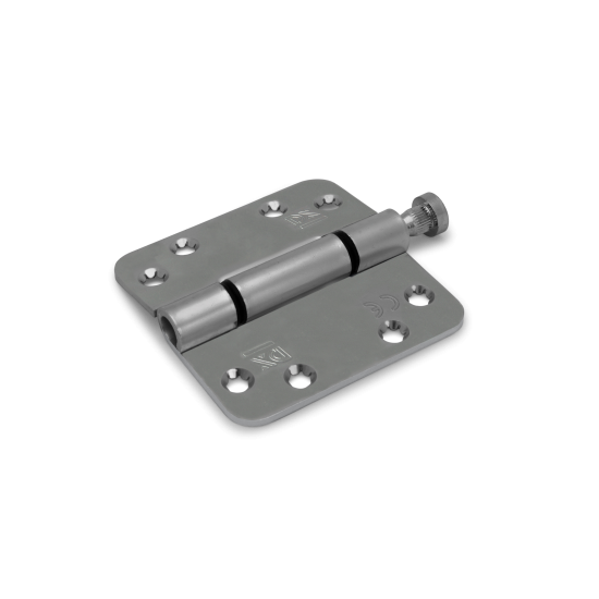 Glijlagerscharnier ronde hoeken 3 mm 89x89 mm verzinkt