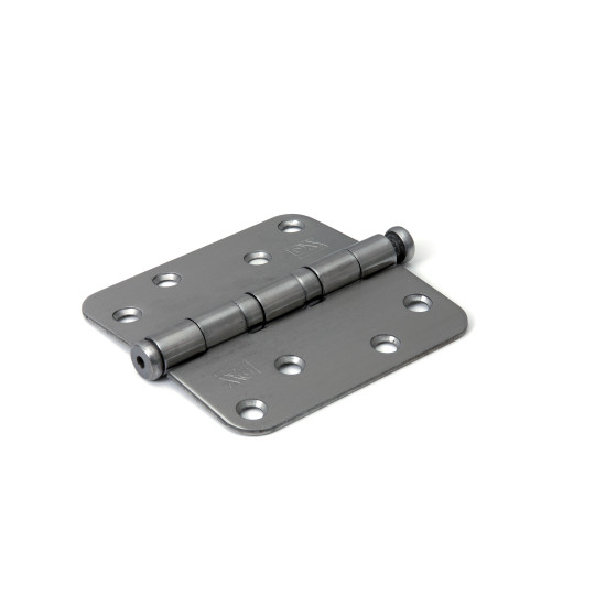 Kogellagerscharnier ronde hoeken 76x76 mm RVS geborsteld Kogellagerscharnier ronde hoeken 76x76 mm RVS geborsteld