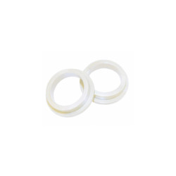 Halsring ø21x1mm reductiemaat ø18mm-16mm nylon wit