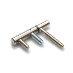 Inboorpaumelle staal vernikkeld 12 mm voor metalen kozijnen