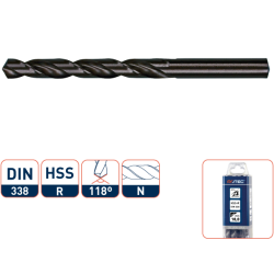 HSS-R SPIRAALBOOR, DIN 338, TYPE N, ø15,0