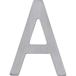 HUISLETTER A 100MM RVS