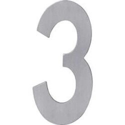 HUISNUMMER 3 150MM RVS