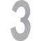 HUISNUMMER 3 150MM RVS