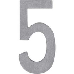 HUISNUMMER 5 150MM RVS