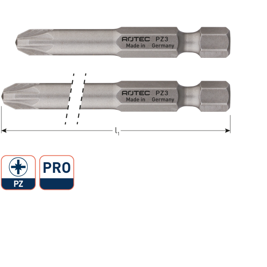 KRACHTBIT BASIC, E6.3, PZ 1X50