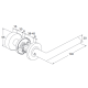 KRUK-KNOP GARNITUUR T MODEL RVS KRUK-KNOP GARNITUUR T MODEL RVS