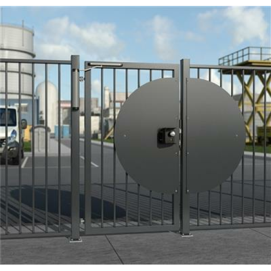 Locinox aluminium afschermplaat (halve maan) met kap voor LA sloten Locinox aluminium afschermplaat (halve maan) met kap voor LA sloten