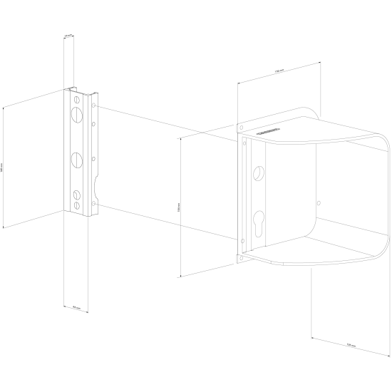 Locinox aluminium afschermplaat (halve maan) met kap voor LA sloten Locinox aluminium afschermplaat (halve maan) met kap voor LA sloten