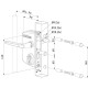 LOCINOX Industrieel Slot 30-50 mm ZWART + 3006B