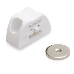 Magneetsnapper HQ MC 9-serie hoekmodel 4 kg wit Magneetsnapper HQ MC 9-serie hoekmodel 4 kg wit