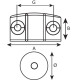 Magneetsnapper HQ MC 9-serie hoekmodel 4 kg wit Magneetsnapper HQ MC 9-serie hoekmodel 4 kg wit