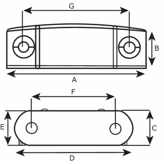 DX magneetsnapper kracht 6 kg DX-MC 9602B bruin DX magneetsnapper kracht 6 kg DX-MC 9602B bruin