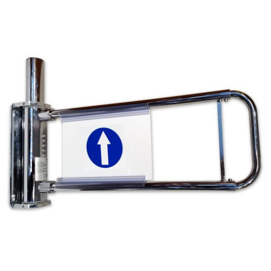 MECHANICAL SWING GATE - RH - WALL MOUNTED - CHROME - WITHOUT ARM
