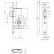 N15020008X1001D LOOPSLOT, DM30MM, KRUKGAT 8MM, VOORPLAAT RVS 20X185MM RECHTHOEKIG, ZAMAC VERNIKKELDE DAGSCHOOT, EN12209, DR 1+3/2+4. N15020008X1001D LOOPSLOT, DM30MM, KRUKGAT 8MM, VOORPLAAT RVS 20X185MM RECHTHOEKIG, ZAMAC VERNIKKELDE DAGSCHOOT, EN12209, DR 1+3/2+4.