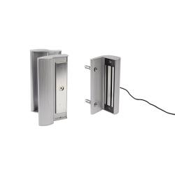 MAG3000-9005 - OPBOUW MAGNEETSLOT MET HANDVATEN VOOR VIERKANTE PROFIELEN VAN 40 TOT 80 MM, 300 KG TREKKRACHT IN RAL 9005 MET 3006PULL KRUK. MAG3000-9005 - OPBOUW MAGNEETSLOT MET HANDVATEN VOOR VIERKANTE PROFIELEN VAN 40 TOT 80 MM, 300 KG TREKKRACHT IN RAL 9005 MET 3006PULL KRUK.