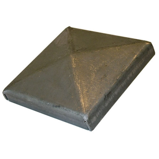 Paalkap STAAL vierkant 70 x 70 mm