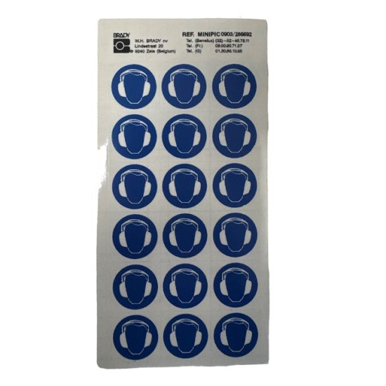 Mini pictogram stickervel 0903/286692 met 18 stickertjes