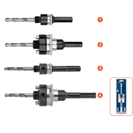 QUICK-LOCK ADAPTER, 6-KNT. 9, TBV. GATZAGEN ø14-30