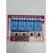 Relais bord 4 kanaals 12V DC