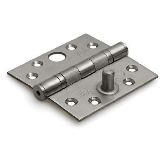 Kogellagerscharnier rechte hoeken SKG3 89x89 mm RVS geborsteld Kogellagerscharnier rechte hoeken SKG3 89x89 mm RVS geborsteld