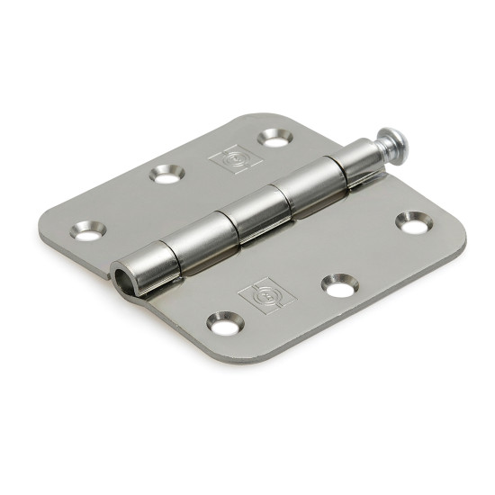 Scharnier met losse pen ronde hoeken pen 76x76 mm verzinkt Scharnier met losse pen ronde hoeken pen 76x76 mm verzinkt