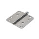 Scharnier met losse pen ronde hoeken pen 76x76 mm verzinkt Scharnier met losse pen ronde hoeken pen 76x76 mm verzinkt