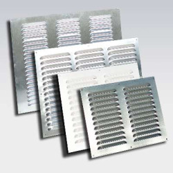 SCHOEPENROOSTER, ALUMINIUM VLAK - MILL-FINISH - LUCHTDOORLAAT 148 SCHOEPENROOSTER, ALUMINIUM VLAK - MILL-FINISH - LUCHTDOORLAAT 148