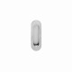 Schuifdeurkom ovaal 120x40mm RVS Schuifdeurkom ovaal 120x40mm RVS