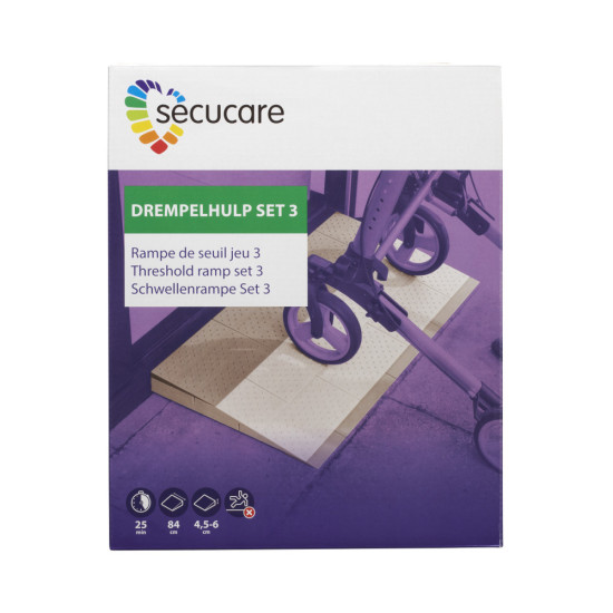 SecuCare Drempelhulp set 3, 84x6x45cm SecuCare Drempelhulp set 3, 84x6x45cm