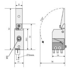 SIGNALERINGSCONTACT T.B.V. NACHTSCHOOT, IP67 INCL. 6M AANSLUITKABEL SIGNALERINGSCONTACT T.B.V. NACHTSCHOOT, IP67 INCL. 6M AANSLUITKABEL