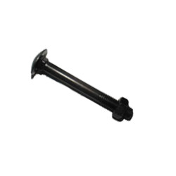 SLOTBOUT M8X50MM+MOER M8 ZWART