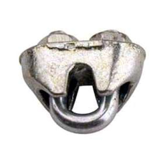 Staaldraadklem Type741 08 mm verzinkt Staaldraadklem Type741 08 mm verzinkt