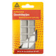 STOOTDOP ZELFKLEVEND WIT 18 MM X 18 MM X 6 MM 8ST STOOTDOP ZELFKLEVEND WIT 18 MM X 18 MM X 6 MM 8ST